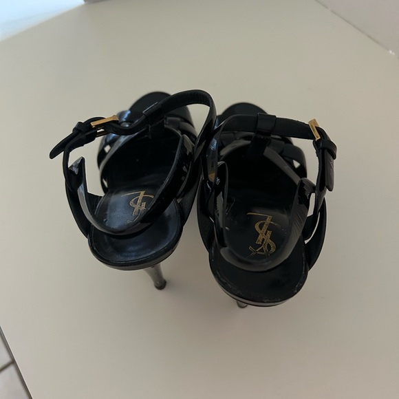YSL platform heels in black, size 7 - Picture 11 of 13